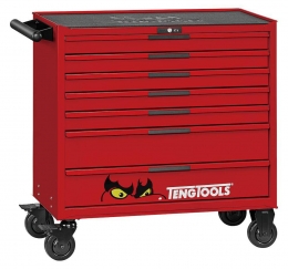VERKTYGSVAGN 7 LÅDOR TENG TOOLS RÖD