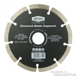 Tamo Dry Cut Segment 125 diamantkapskiva