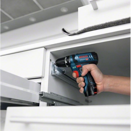 Bosch Skruvdragare GSR 12V-15 SOLO i l-boxx med hölster utan batteri & laddare