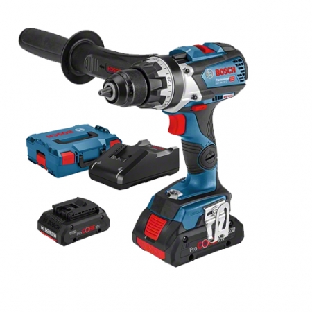 Bosch Skruvdragare GSR 18V-110C 2x4A ProCORE L-BOXX