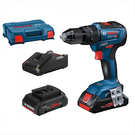 Bosch Skruvdragare GSR 18V-55 2x4Ah ProCORE