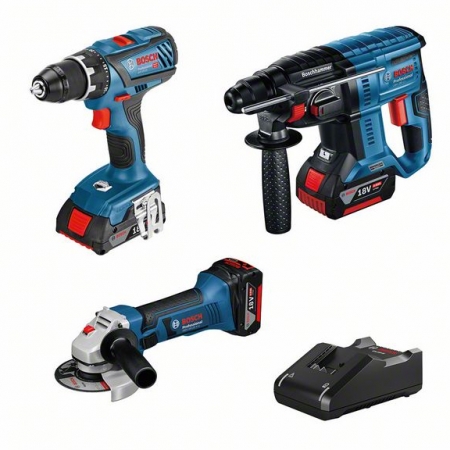 Bosch 18V GSR/GBH/GWS 2x4Ah 1X3Ah