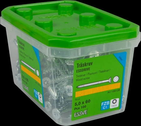 Träskruv Essdrive INNE Essve