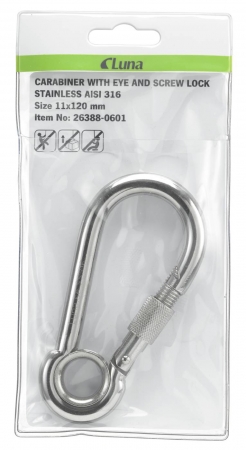 Karbinhake öga SF 316 13mm