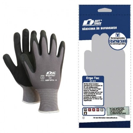 Arbetshandskar Soft Touch Ergo Tec