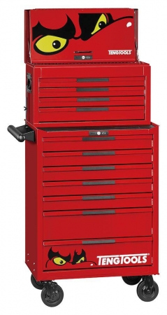 VERKTYGSSET 418 DELAR TENG TOOLS RÖD