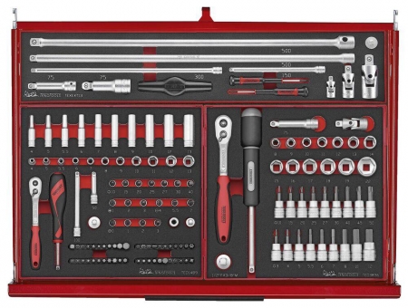 VERKTYGSSET 418 DELAR TENG TOOLS RÖD
