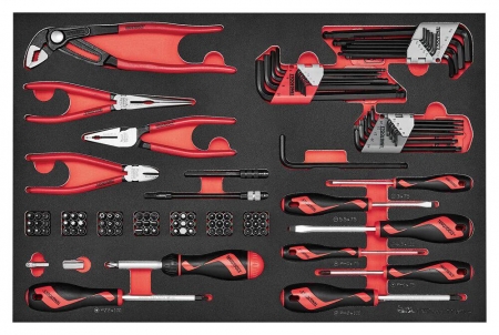 VERKTYGSSATS TENG TOOLS CLASSIC 217 DELAR FOAM