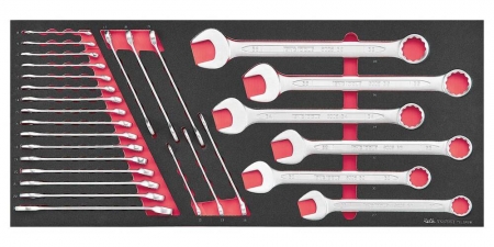 VERKTYGSSET 525 DELAR TENG TOOLS RÖD 37 TUM FOAM SITE HD