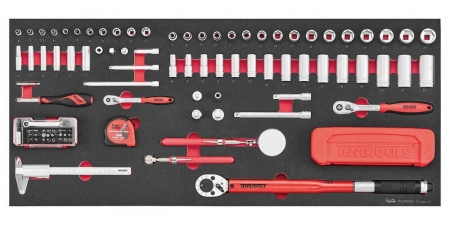 VERKTYGSSET 309 DELAR TENG TOOLS RÖD 37 TUM FOAM SITE