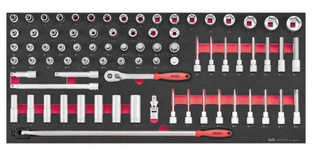 VERKTYGSSET 309 DELAR TENG TOOLS RÖD 37 TUM FOAM SITE
