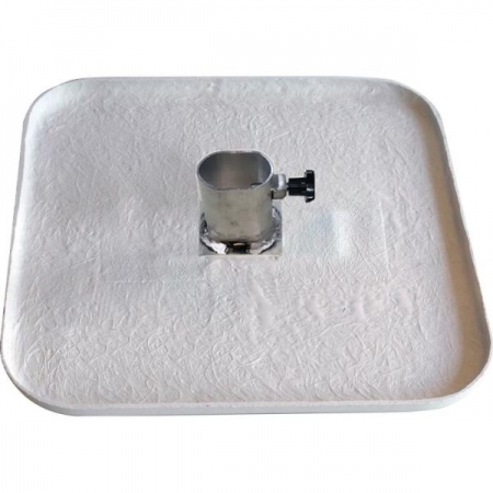 Gjutplatta för avvägningsstång