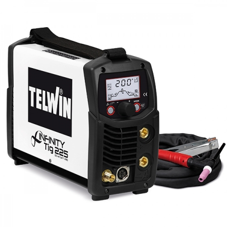 tig svets Invertersvets Telwin Infinity TIG 225 DC/HF/Lift VRD inkl. tillbehör