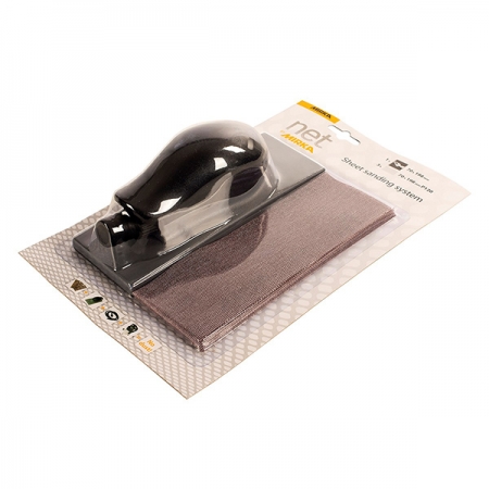 Mirka Handslipstöd 70x198 Grip Slipkloss ink. 3 st abranet slipnät