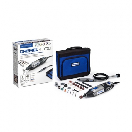 Multiverktyg Dremel 4000-1/45 med en tillsats & 45 tillbehör