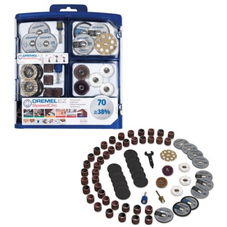 Dremel Tillbehörsset 725 EZ SPEEDCLIC 70 delar