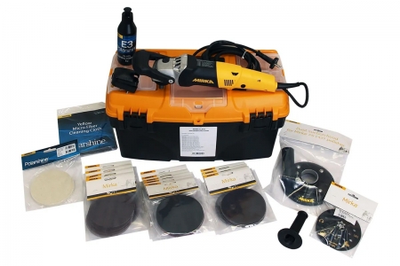 Glaspoleringslösning 125 mm inkl. polermaskin